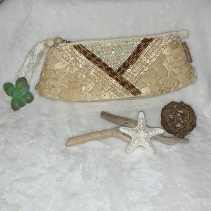 Sun & Sand Clutch - hand beaded Key West Clutch